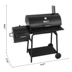 Royal Gourmet 30" Charcoal Grill with Smoker