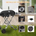 BINMIT Portable Gas Grill for Camping and BBQ