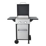 COTBC 2-Burner Propane BBQ Grill with Plancha