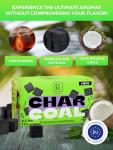 Coconut Charcoal Cubes - XL 72 Count Pack