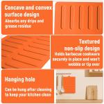 Silicone Griddle Mats and Grill Cup Accessories