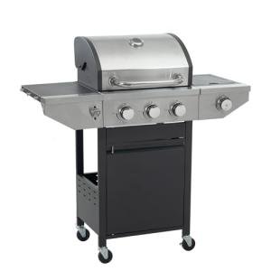 3-Burner Propane Barbecue Grill with Side Burner