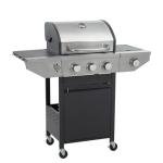 3-Burner Propane Barbecue Grill with Side Burner
