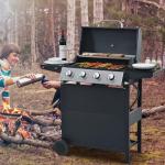 Stainless Steel 4-Burner Propane Gas Grill
