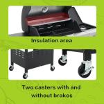 3-Burner Propane Barbecue Grill with Side Burner