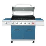 Royal Gourmet 6-Burner Propane Gas Grill, Blue