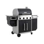 Smart Gas Grill and Wood Pellet Smoker Combo