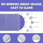 17.5 Inch Stainless Steel Grill Grate Set