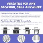 17.5 Inch Stainless Steel Grill Grate Set