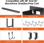 Blackstone Griddle Caddy for 28"/36" Grills