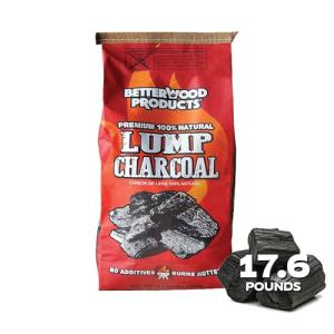 100% Natural Hardwood Lump Charcoal for Grilling