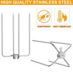 BBQ Grill Rotisserie Kit for 4-Burner Grills