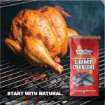 100% Natural Hardwood Lump Charcoal for Grilling
