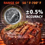 Hisencn Grill Thermometer for Monument Grills