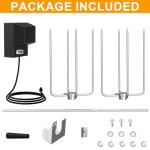 BBQ Grill Rotisserie Kit for 4-Burner Grills