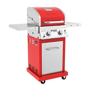 Nexgrill Deluxe 2-Burner Propane Gas Grill, Red
