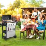 Jaxenor 3-Burner Propane BBQ Grill with Thermometer