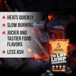 Natural Lump Charcoal for Grilling and Smoking