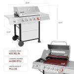 Royal Gourmet 5-Burner Stainless Steel Gas Grill