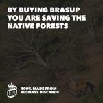 Eco-Friendly Rice Husk Charcoal Briquettes - 8.8 Lbs