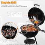 CUKOR 2-in-1 Electric and Charcoal Grill