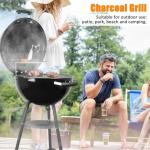 CUKOR 2-in-1 Electric and Charcoal Grill