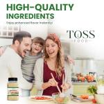 TOSS Dehydrated Minced Onion Flakes, 8 Ounces