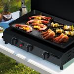 ADREAK 3 Burner Portable Gas Griddle with Hood