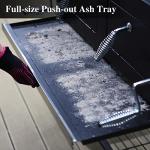 Extra Large Charcoal BBQ Grill with Side Tables