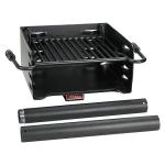 Heavy Duty Steel Charcoal Grill with Swivel Post