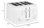 Cuisinart 4-Slice Compact White Toaster