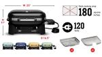 Weber Lumin Compact Electric Grill - Black