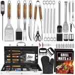 38-Piece Stainless Steel Grill Accessory Set