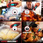 Instant Read Digital Meat Thermometer for Grilling