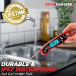 Instant Read Digital Meat Thermometer for Grilling