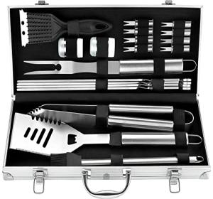 20-Piece BBQ Tool Set for Outdoor Cooking