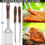 26-Piece Heavy-Duty BBQ Tools Set with Bag