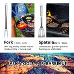9-Piece Professional Grilling Tool Set with Carry Bag