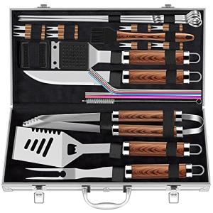 25pcs Heavy Duty Stainless Steel Grill Tool Set