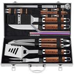 25pcs Heavy Duty Stainless Steel Grill Tool Set