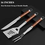 25pcs Heavy Duty Stainless Steel Grill Tool Set