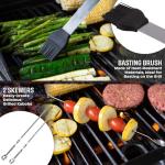 16-Piece BBQ Grill Tool Set with Case