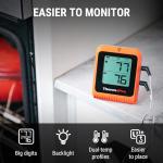 Wireless Meat Thermometer with 2 Probes - 650 ft