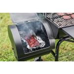 Gourmet Charcoal Grill and Offset Smoker Combo