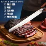 Cutluxe 12" Slicing Carving Knife for BBQ