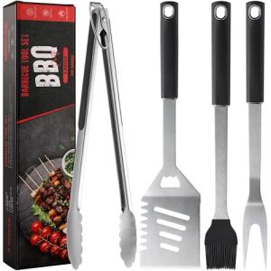 Stainless Steel Griddle Accessories Kit - 4PCS