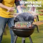 Nesting Grill Baskets with Wooden Handle (2PCS)