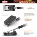 GRILLART Deluxe Grill Brush and Scraper