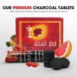 MEKER Quick Light Charcoal Briquettes - 100 Pack