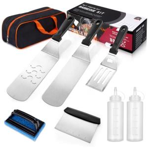 8-Piece Griddle Accessories Kit with Carry Bag
